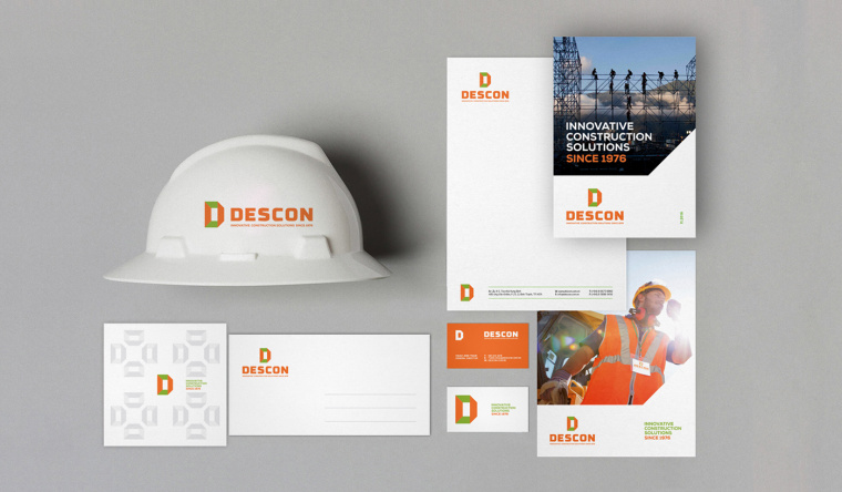 Descon 建筑工業(yè)公司品牌VI設(shè)計-上海VI設(shè)計公司