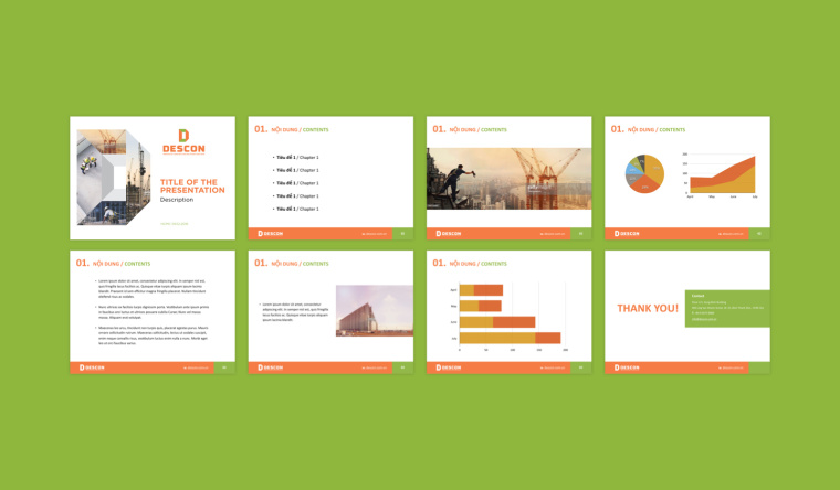Descon 建筑工業(yè)公司品牌VI設(shè)計-上海VI設(shè)計公司