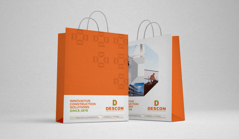 Descon 建筑工業(yè)公司品牌VI設(shè)計-上海VI設(shè)計公司