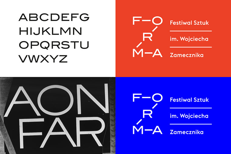 Forma藝術(shù)節(jié)品牌形象設(shè)計logo設(shè)計vi設(shè)計，非常藝術(shù)的字母串聯(lián)風(fēng)格