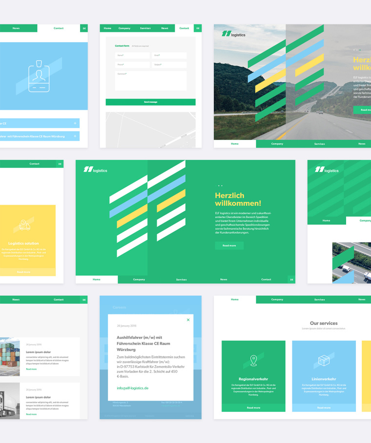 ELF物流公司企業(yè)VI設(shè)計(jì)“道路線條”篇-網(wǎng)站設(shè)計(jì)-上海VI設(shè)計(jì)公司