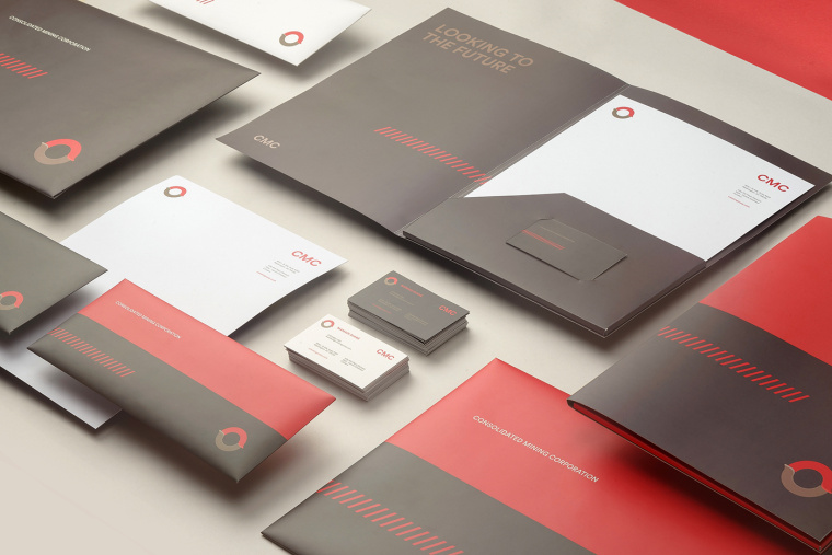 協(xié)調(diào)色風(fēng)格CMC 礦業(yè)公司企業(yè)VIS視覺識(shí)別系統(tǒng)-VI設(shè)計(jì)