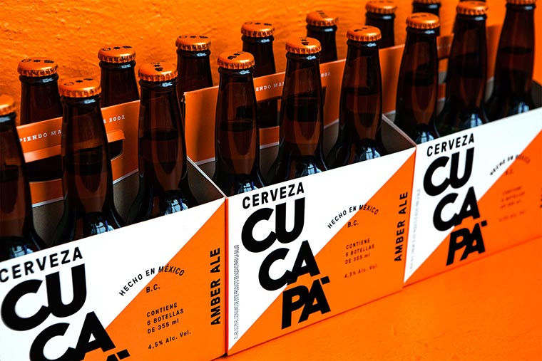 濃濃的藍領工人風格，Cucapá啤酒品牌包裝設計