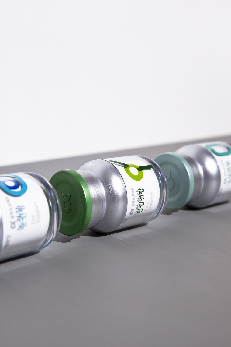 幾何人體器官圖標(biāo)風(fēng)格的KGK 營養(yǎng)保健品品牌包裝設(shè)計(jì)