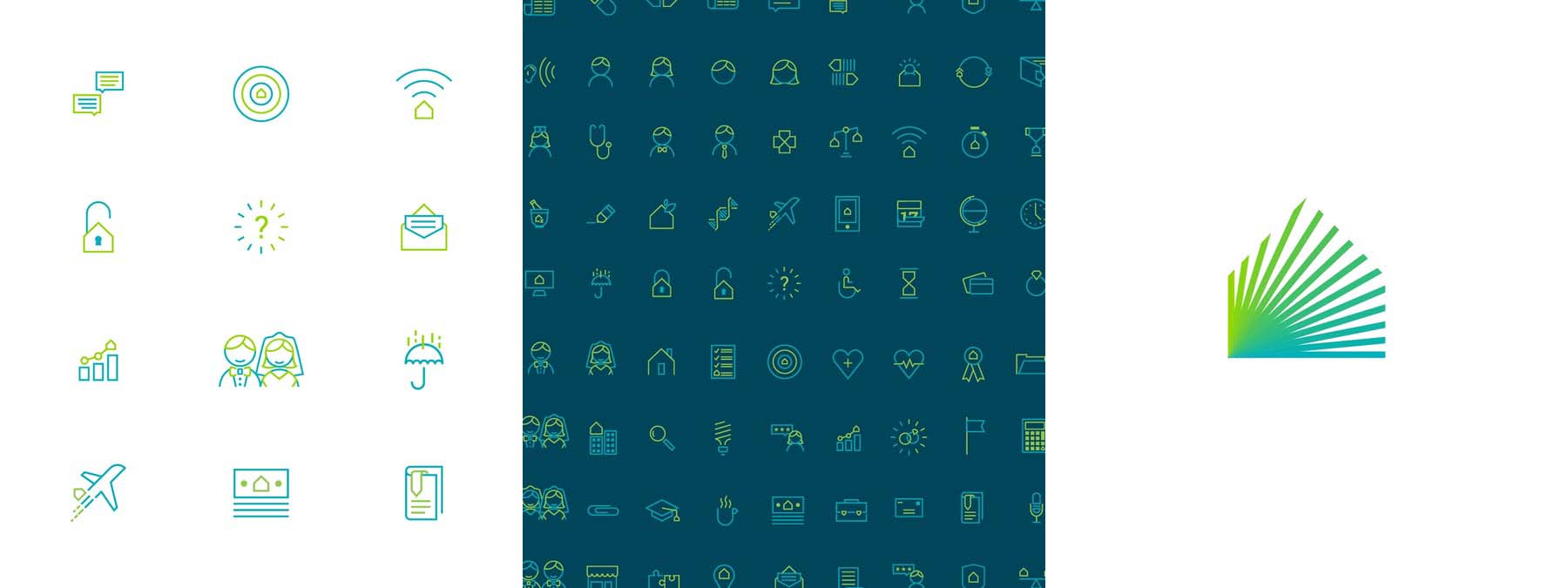 活力與樂觀的BRIGHTHOUSE 金融公司品牌全案視覺形象VI設(shè)計(jì)-輔助圖形