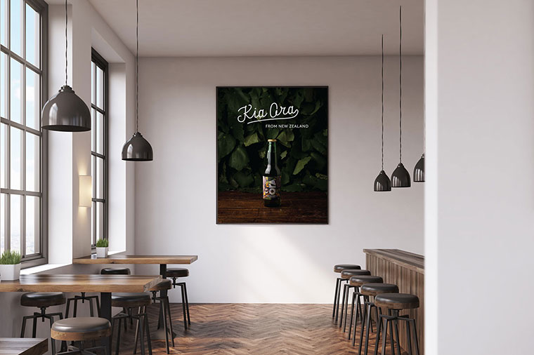 Ora毛利人啤酒品牌包裝設(shè)計(jì)，使用川崎植物的美麗插圖設(shè)計(jì)