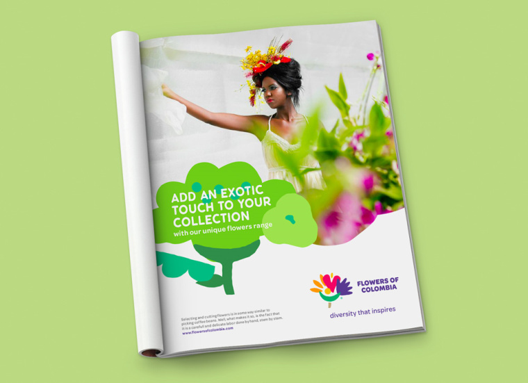 千變萬化的哥倫比亞鮮花出口商協(xié)會標志設計VI設計 千變萬化的哥倫比亞鮮花出口商協(xié)會標志設計VI設計