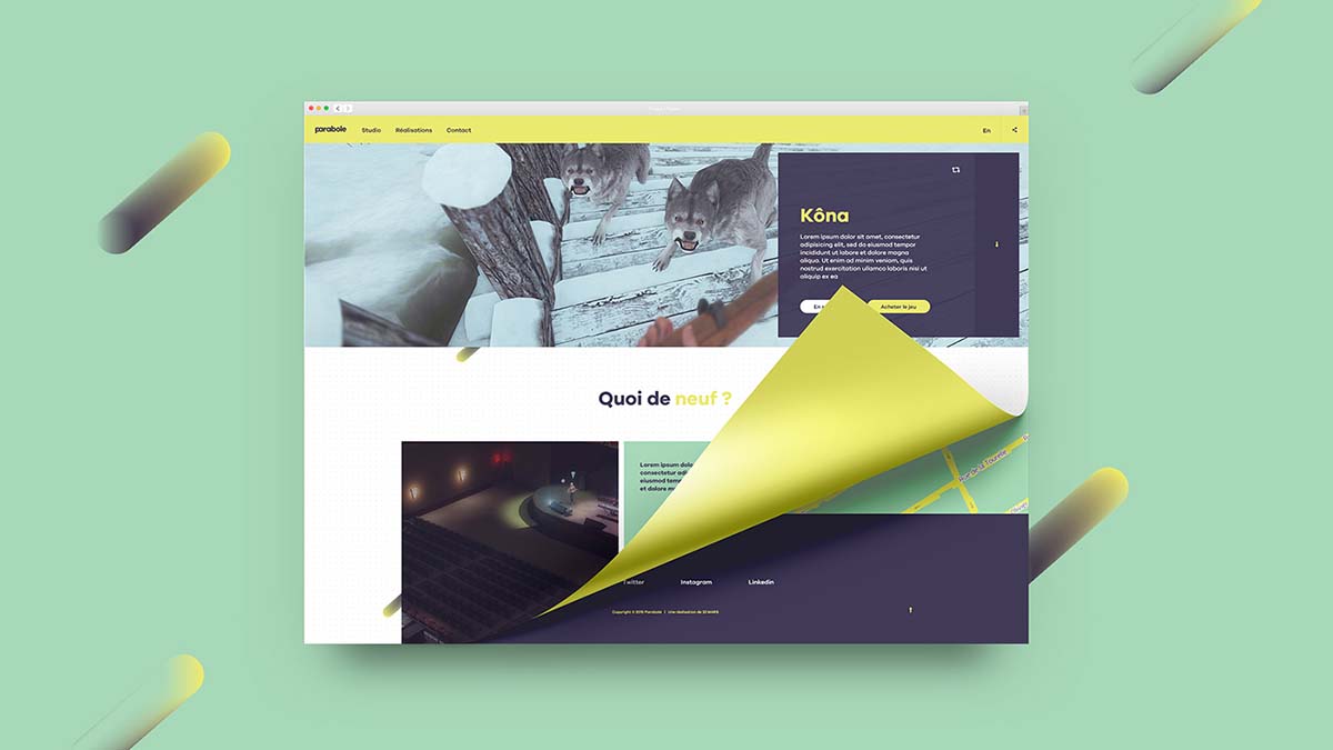 Parabole游戲公司企業(yè)網(wǎng)站設(shè)計(jì)“玩轉(zhuǎn)字母與望遠(yuǎn)鏡”