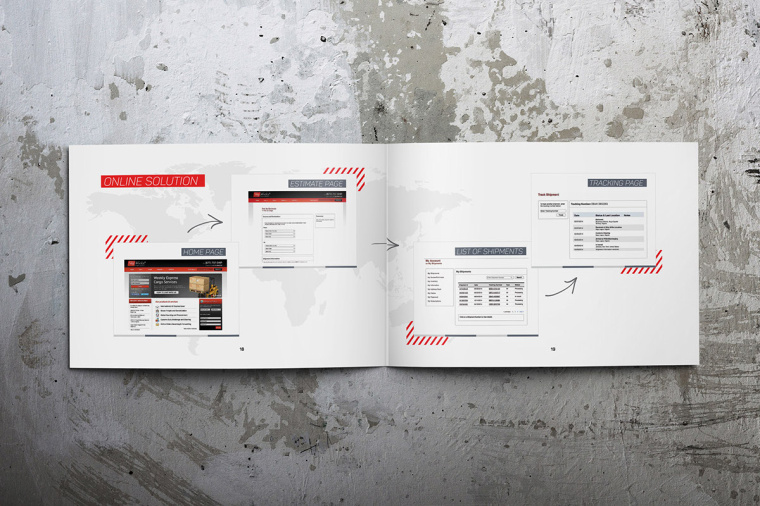 Ship Afrik 全球海運(yùn)航運(yùn)物流公司宣傳畫冊(cè)設(shè)計(jì)