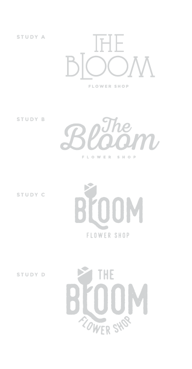 The Bloom 鮮花園藝logo設計-上海logo設計公司