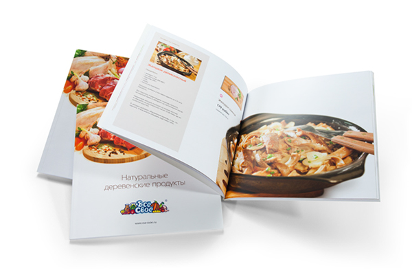 Vse svoe 農場健康食材產品宣傳畫冊設計 Vse svoe 農場健康食材產品宣傳畫冊設計