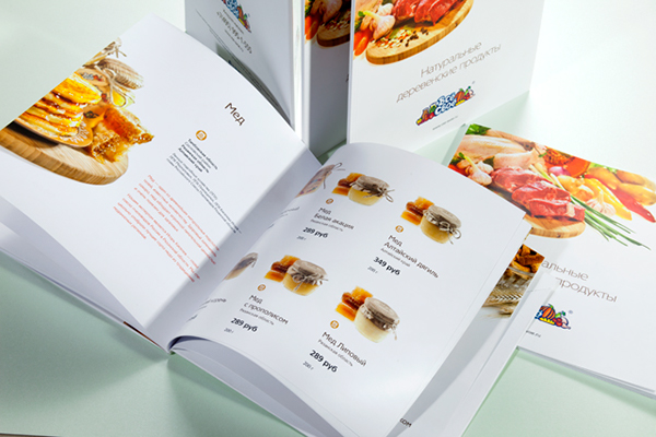 Vse svoe 農場健康食材產品宣傳畫冊設計 Vse svoe 農場健康食材產品宣傳畫冊設計