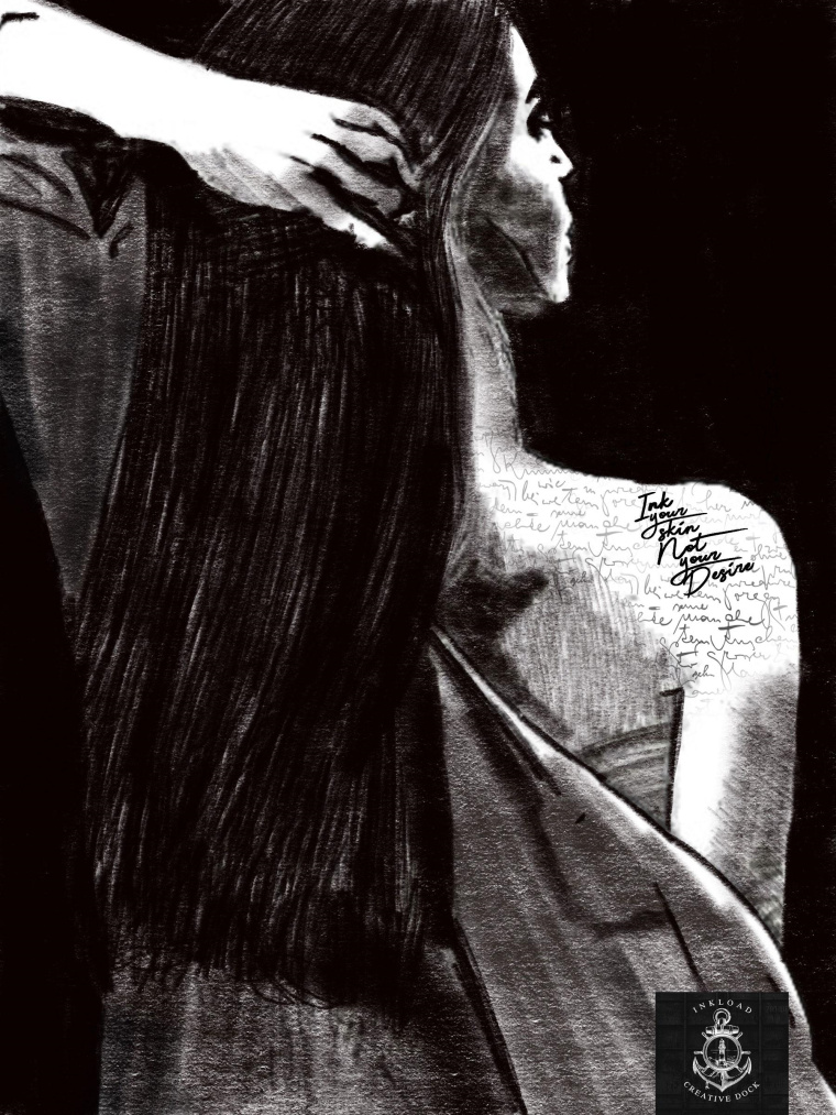 InkLoad Creative Dock藝術(shù)創(chuàng)意公司平面創(chuàng)意廣告“紋身”篇