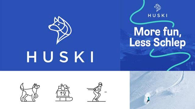 線條化logo設(shè)計-Huski(法國滑雪區(qū)域派送外賣的在線平臺)logo設(shè)計 線條化logo設(shè)計-Huski(法國滑雪區(qū)域派送外賣的在線平臺)logo設(shè)計