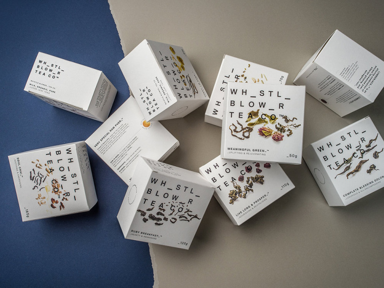 這個(gè)的醒目茶葉包裝設(shè)計(jì)，散而不亂，有序留白，調(diào)性極高，會(huì)讓你填入空白