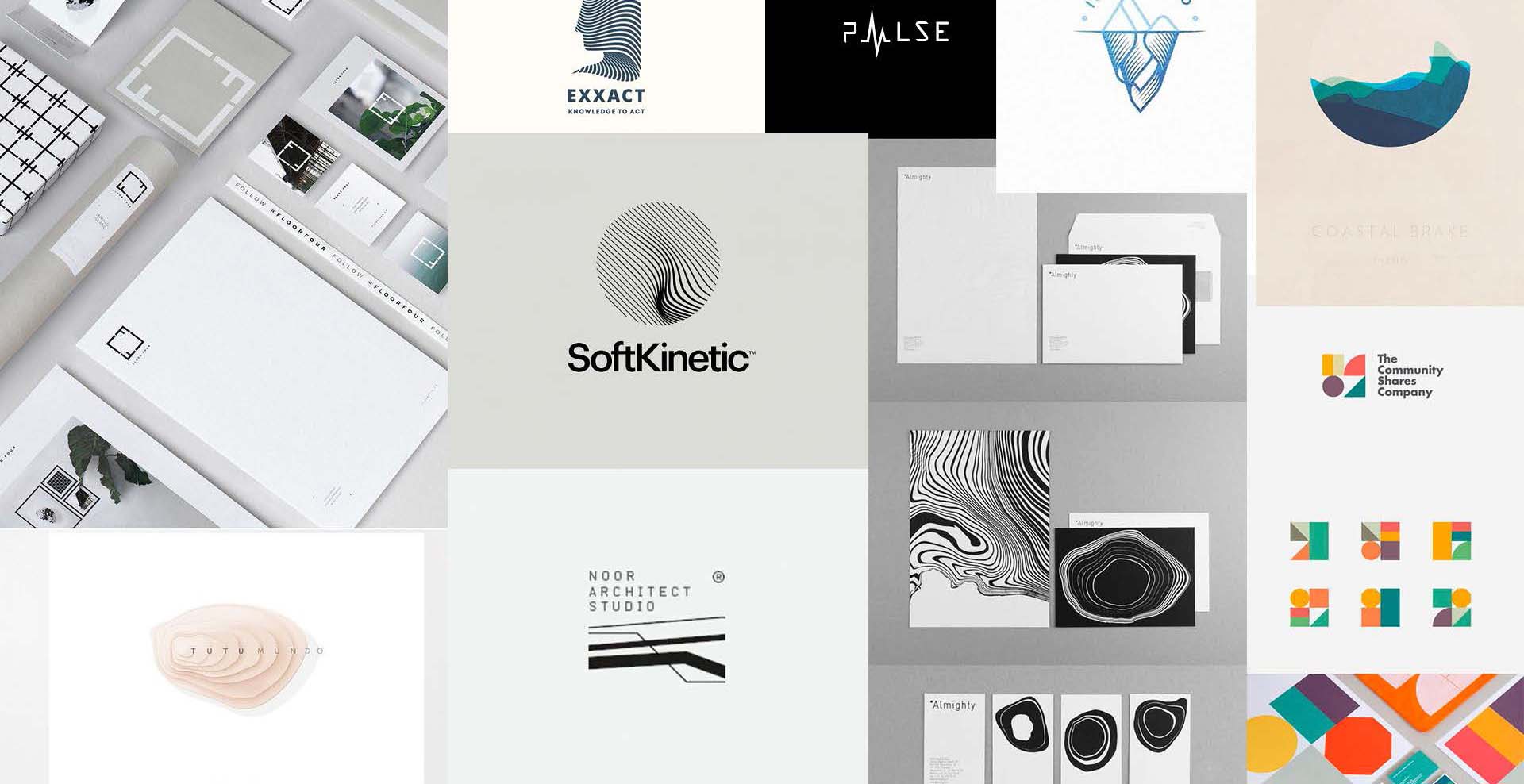 波浪線性風格標志設計VI設計- RSBR巴西地震網(wǎng)絡站品牌形象重塑