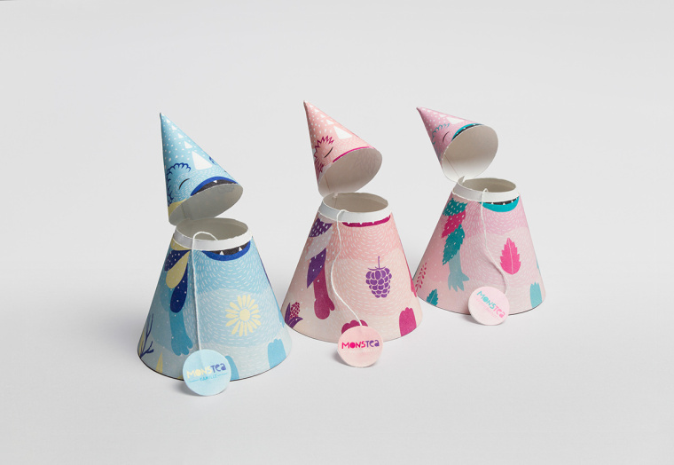 冰淇淋蛋筒造型兒童茶葉創(chuàng)意包裝設(shè)計(jì)-上海包裝設(shè)計(jì)公司設(shè)計(jì)欣賞