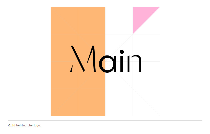 靈活多變簡約logo設(shè)計(jì)VI設(shè)計(jì)-洛杉磯博物館The Main更新品牌形象