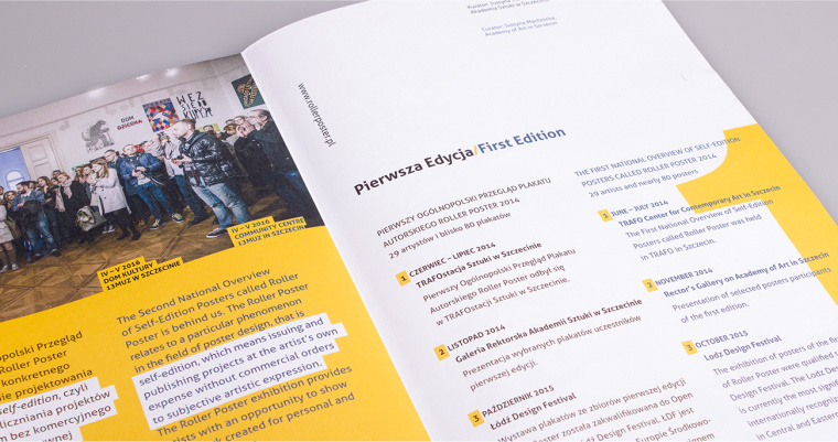 為波蘭海報(bào)展設(shè)計(jì)展做的多重化用途的宣傳冊(cè)