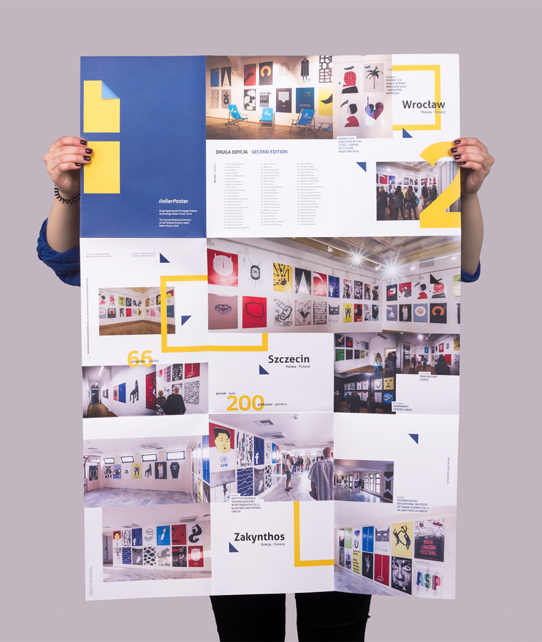 為波蘭海報(bào)展設(shè)計(jì)展做的多重化用途的海報(bào)