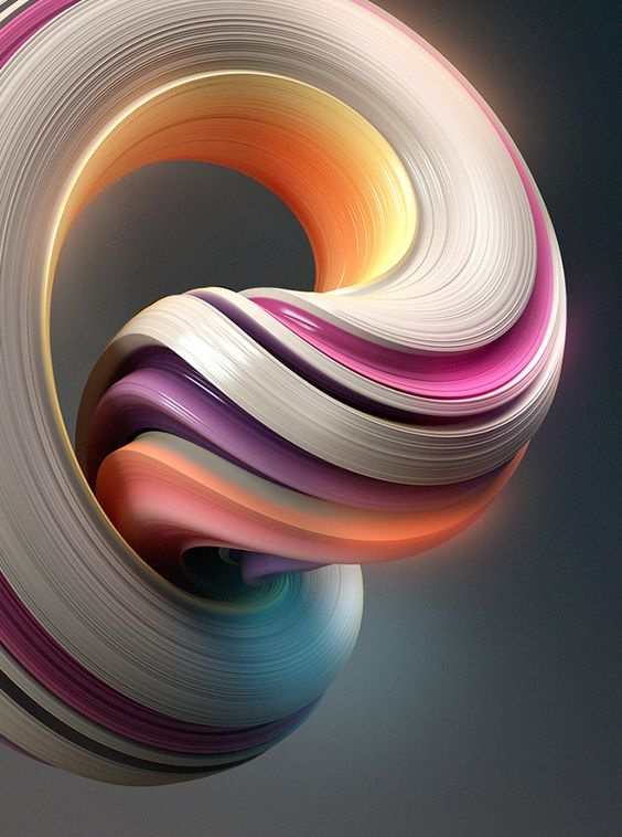 2018年最佳平面設(shè)計趨勢-終極指南-五顏六色的3D效果