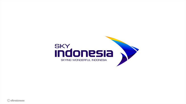 SKY INDONESIA航空公司logo設(shè)計(jì):代表印尼航空安全\精準(zhǔn)\效率文化\友好的箭鳥logo SKY INDONESIA航空公司logo設(shè)計(jì):代表印尼航空安全\精準(zhǔn)\效率文化\友好的箭鳥logo
