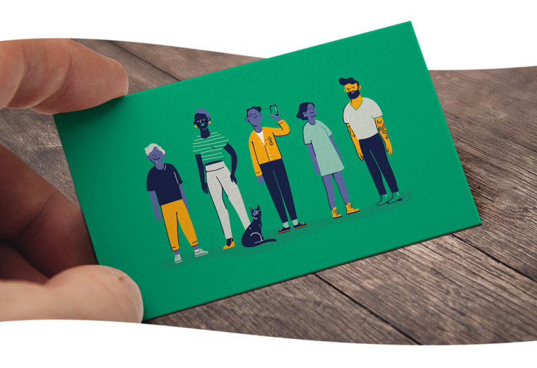 Bene數(shù)字金融科技公司個性插畫風(fēng)VI品牌形象設(shè)計 Bene數(shù)字金融科技公司個性插畫風(fēng)VI品牌形象設(shè)計