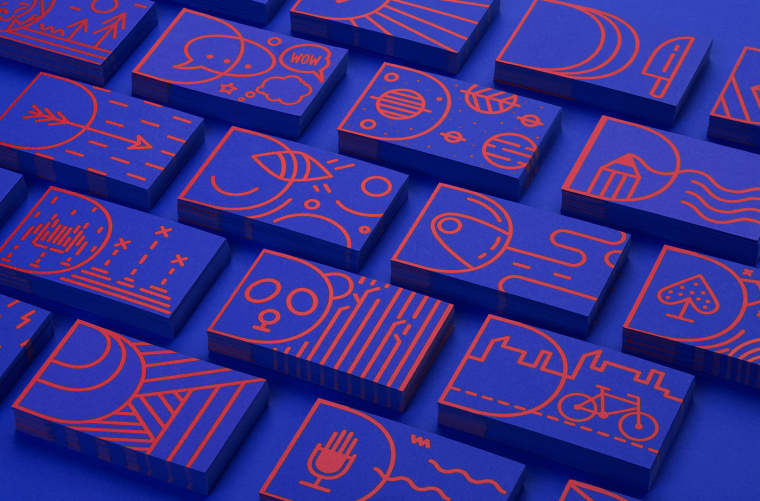 Drap廣告公司VI設(shè)計/公司視覺識別VI形象設(shè)計,極具吸引力的配色與線條插畫 Drap廣告公司VI設(shè)計/公司視覺識別VI形象設(shè)計,極具吸引力的配色與線條插畫