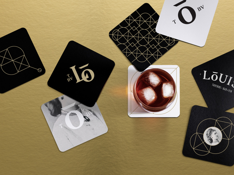 混合傳統(tǒng)與現(xiàn)代性的Louise酒館餐廳logo設(shè)計(jì)VI設(shè)計(jì)欣賞