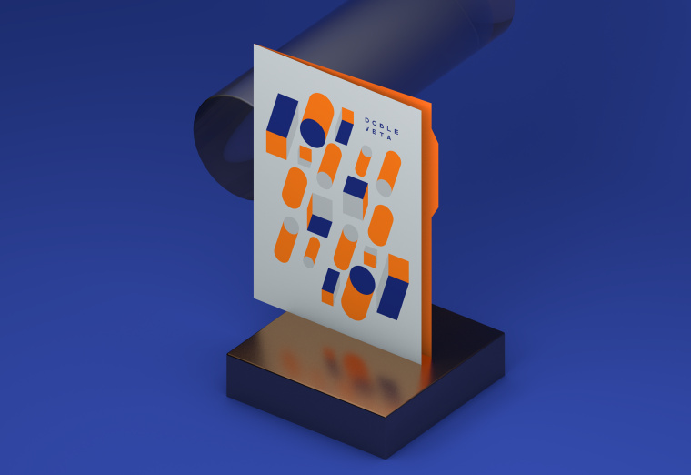 亮色立體效果 Doble Veta 建筑公司VI設(shè)計/企業(yè)視覺識別VI設(shè)計