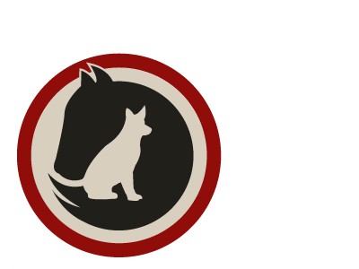 馬獸醫(yī)標(biāo)志設(shè)計-馬和貓的圖形