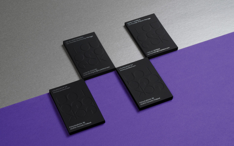 Loupedeck 圖片編輯控制網(wǎng)站平臺黑暗主題品牌logo設(shè)計VI形象設(shè)計