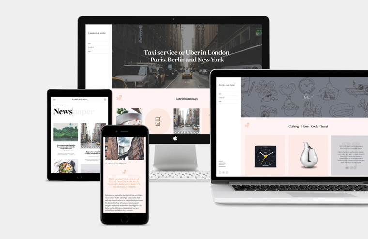 Rambling繆斯餐飲品牌形象設(shè)計-網(wǎng)站設(shè)計