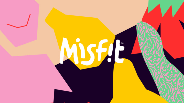 misfit 混合蔬菜水果果汁包裝涂鴉插畫設計