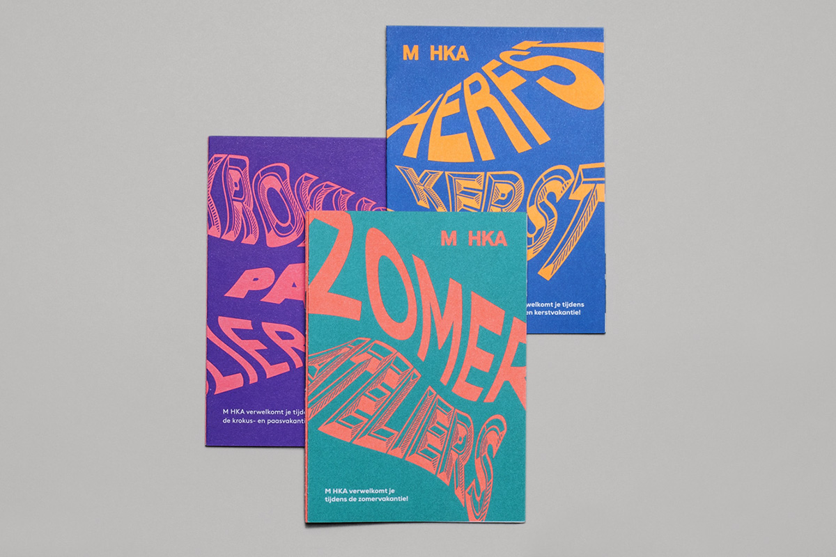 M HKA 藝術(shù)課程兒童學(xué)習(xí)班宣傳單頁(yè)設(shè)計(jì)－上海平面設(shè)計(jì)公司