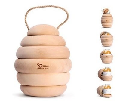 Bzzz蜂蜜 - 蜂窩包裝設(shè)計瓶型設(shè)計-上海包裝設(shè)計公司