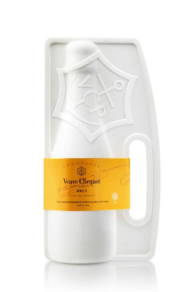 Veuve Clicquot泡沫紙可回收香檳酒包裝設(shè)計-上海包裝設(shè)計公司
