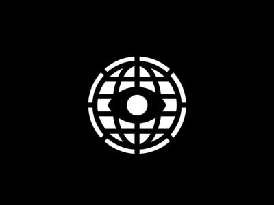 黑色的全球眼logo設(shè)計(jì)-上海logo設(shè)計(jì)公司