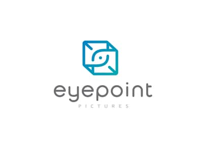 藍(lán)色立方體眼睛的logo設(shè)計(jì)-上海logo設(shè)計(jì)公司