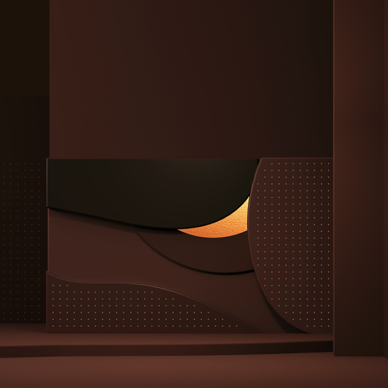 奢侈風格冥想工作室Inhere公司logo設計VI設計-上海logo設計VI設計公司