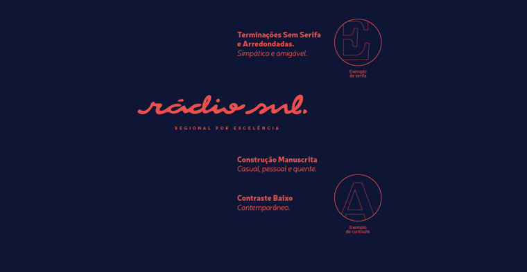 音樂廣播Rádio Sul品牌形象VI設(shè)計(jì)標(biāo)志設(shè)計(jì)，別有藝術(shù)韻味的鄉(xiāng)村風(fēng)情