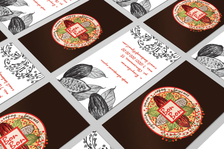 食物花卉圖案徽標(biāo)風(fēng)格 BonBon 咖啡廳餐廳標(biāo)志設(shè)計VI形象設(shè)計欣賞 食物花卉圖案徽標(biāo)風(fēng)格 BonBon 咖啡廳餐廳標(biāo)志設(shè)計VI形象設(shè)計欣賞