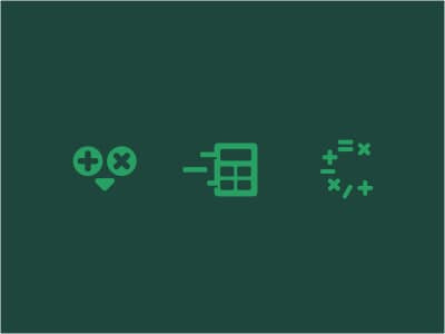 各種綠色財(cái)務(wù)會計(jì)符號的logo設(shè)計(jì)