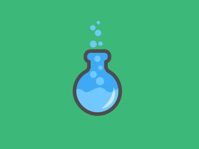 藍(lán)色藥水科研標(biāo)志logo設(shè)計(jì)