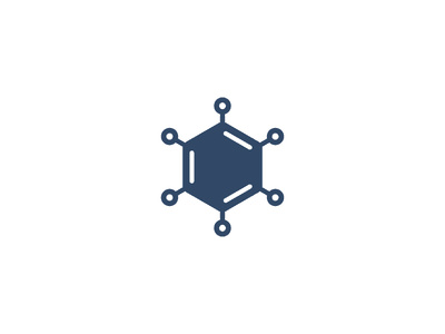 化學(xué)苯環(huán)的科研l(wèi)ogo設(shè)計(jì)