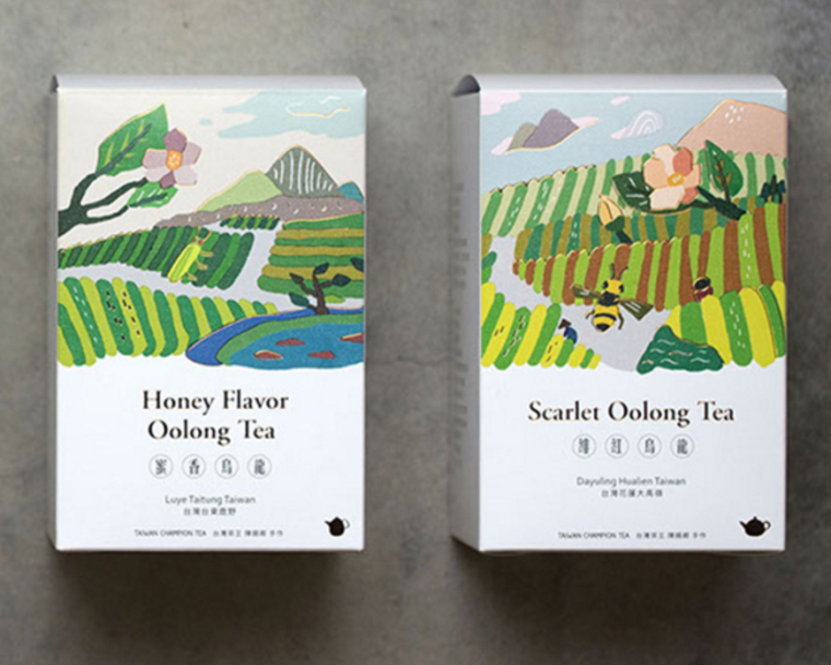 臺(tái)灣芳香茶茶葉包裝設(shè)計(jì)”臺(tái)灣自然風(fēng)光插畫(huà)篇“ 臺(tái)灣芳香茶茶葉包裝設(shè)計(jì)”臺(tái)灣自然風(fēng)光插畫(huà)篇“