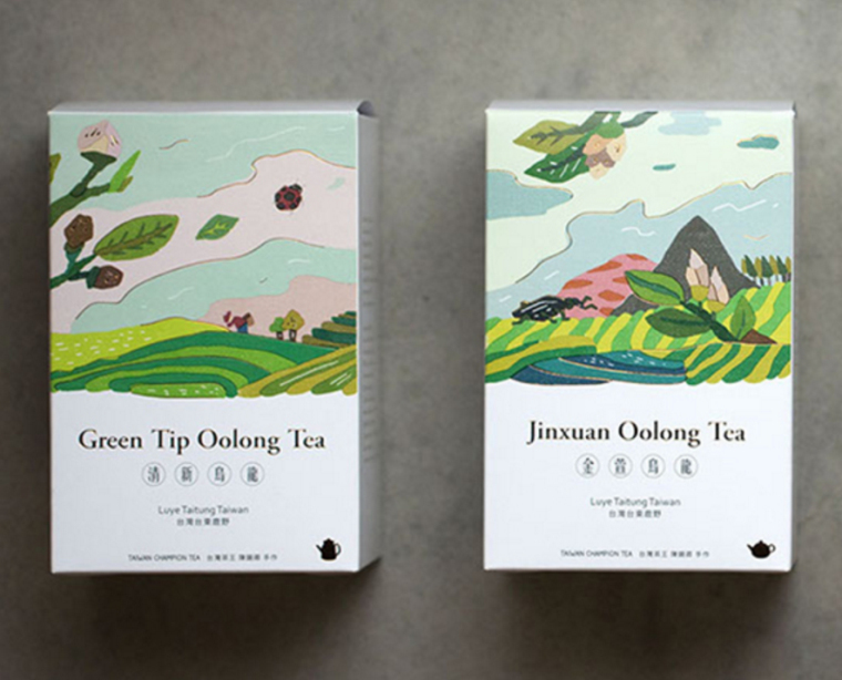 臺(tái)灣芳香茶茶葉包裝設(shè)計(jì)”臺(tái)灣自然風(fēng)光插畫(huà)篇“ 臺(tái)灣芳香茶茶葉包裝設(shè)計(jì)”臺(tái)灣自然風(fēng)光插畫(huà)篇“