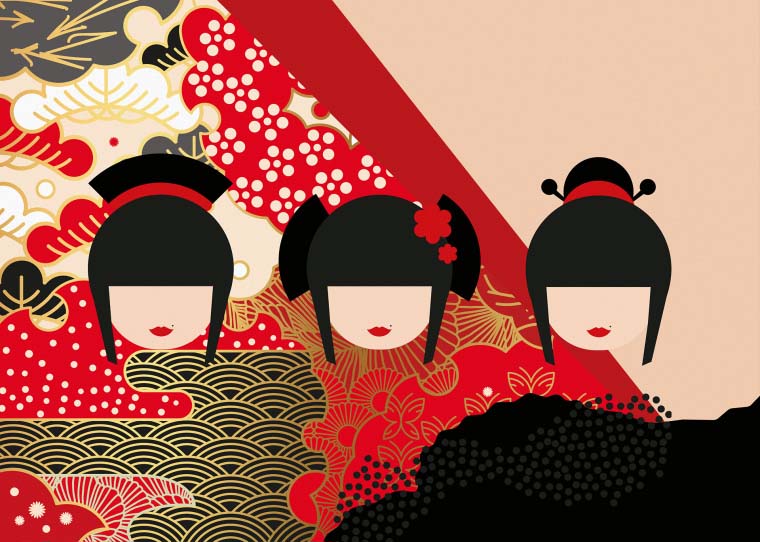 驚艷您眼球的Make B.口紅包裝設(shè)計，一股濃郁艷麗的東方風(fēng)情插畫