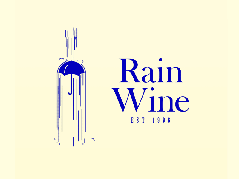 Rain Wine 酒廠logo雨傘創(chuàng)意動(dòng)畫(huà)特效-上海logo設(shè)計(jì)公司 Rain Wine 酒廠logo雨傘創(chuàng)意動(dòng)畫(huà)特效-上海logo設(shè)計(jì)公司