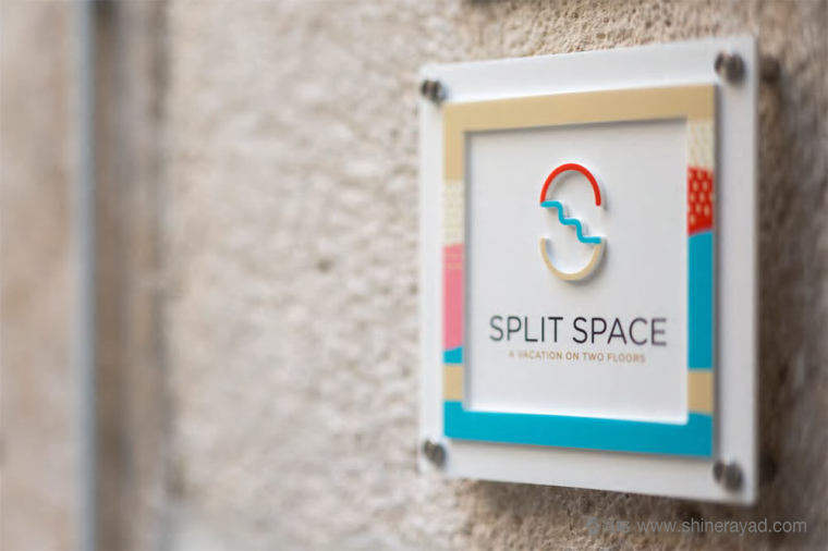 Split Space 旅游度假公寓酒店logo設(shè)計(jì)與品牌視覺形象VI設(shè)計(jì)